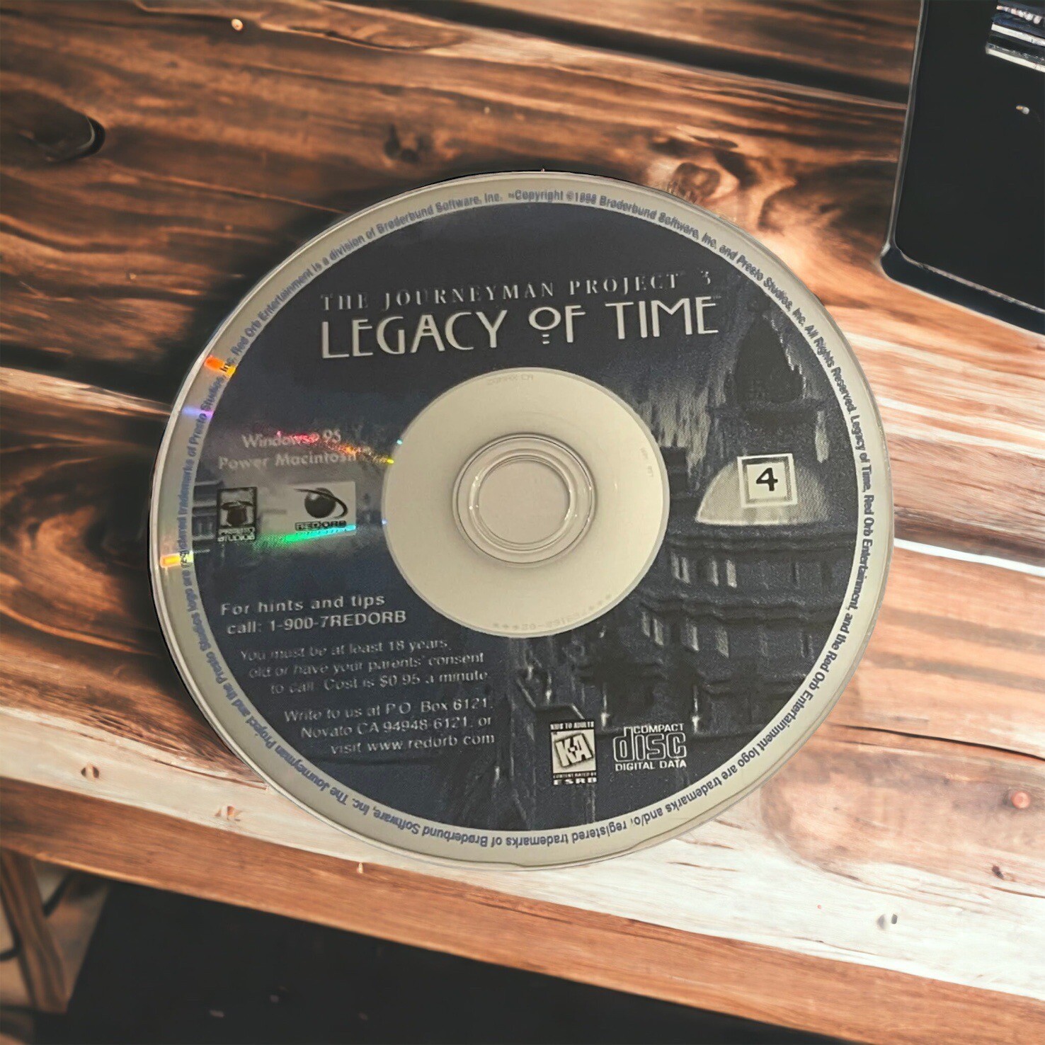 VTG K-A Computer Software The Journeyman Project 3: Legacy of Time (PC, 1998)
