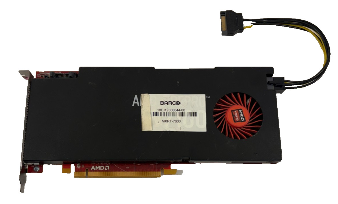 Barco MXRT-7600 8 GB GDDR5 PCIe Quad Display Medical Graphics Card