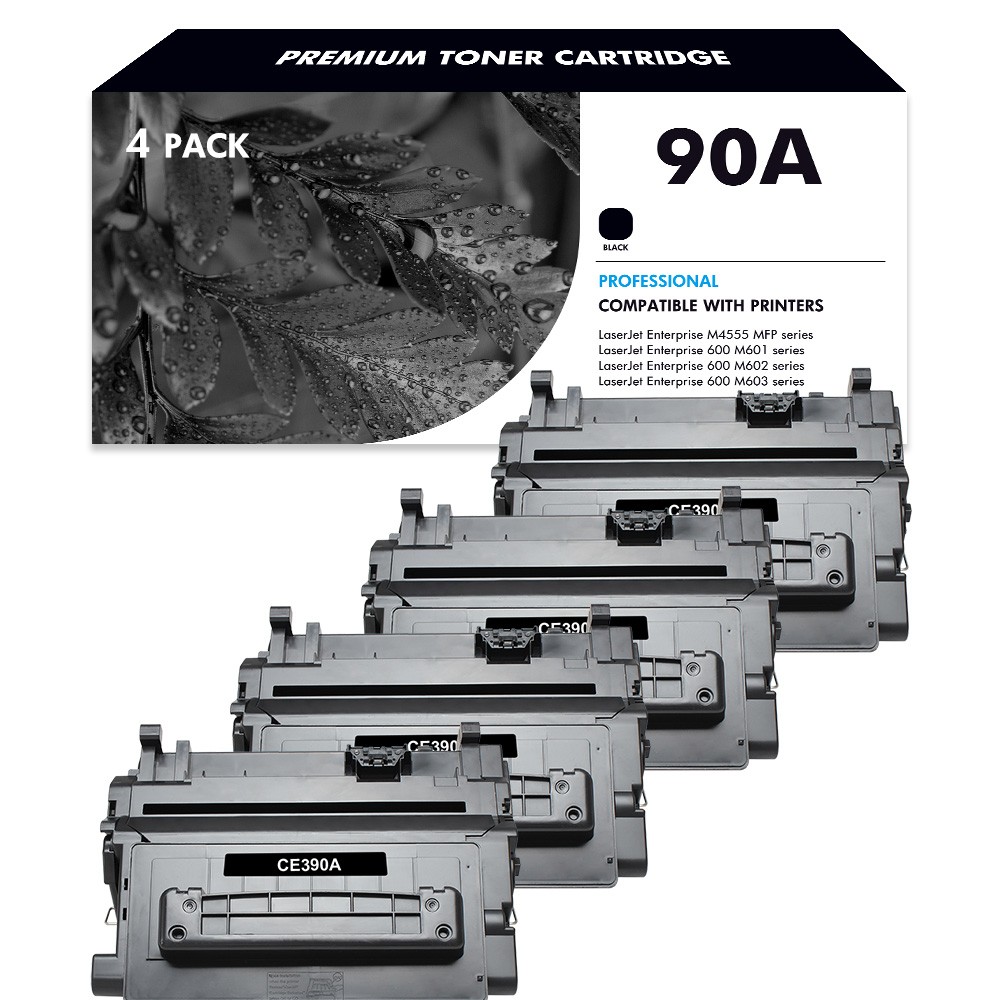 CE390A 90A Toner Cartridge Compatible with HP Enterprise 600 M601 M603 M4555 MFP
