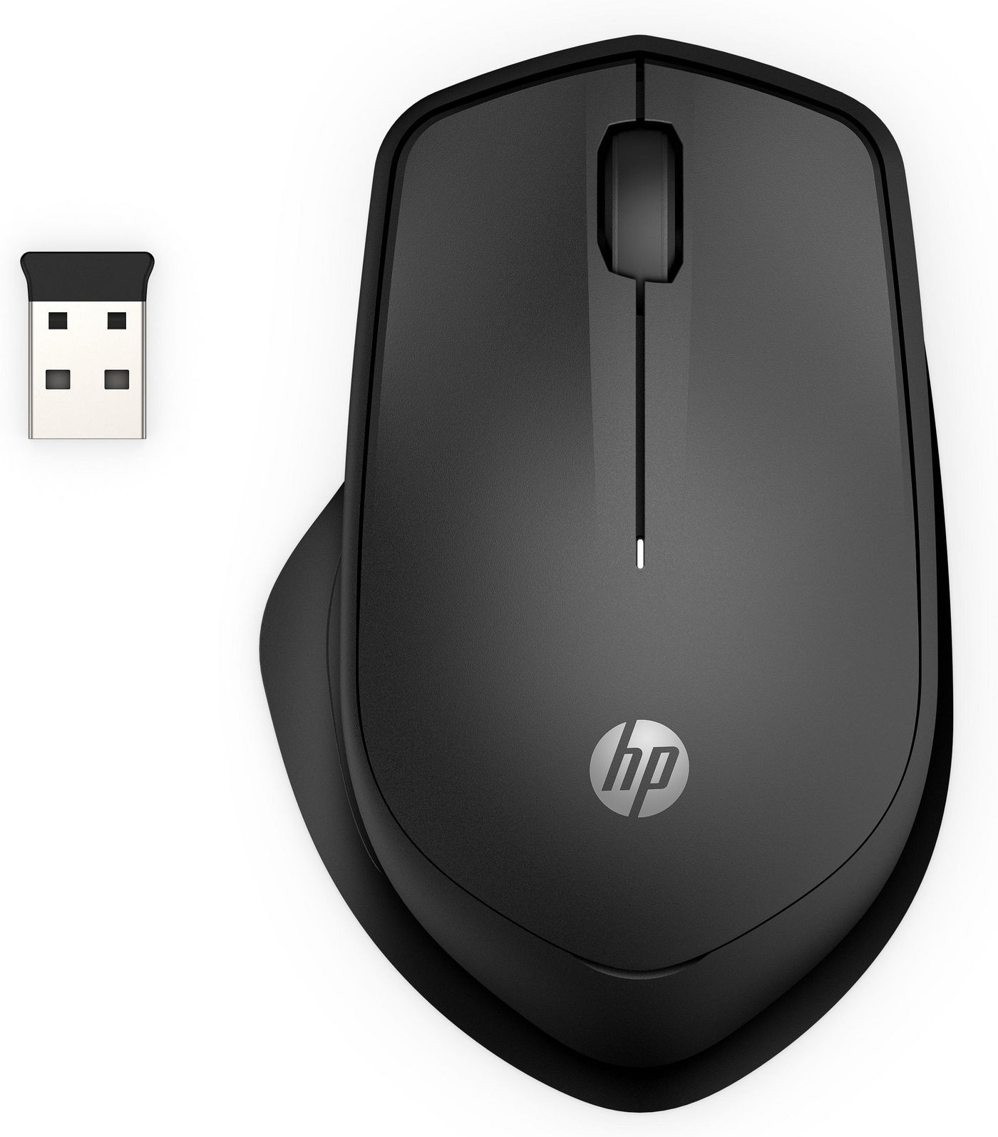 HP W125932142 19U64AA#ABB Wireless Silent Mouse 280M, Right-Hand, Optical, R ~E~
