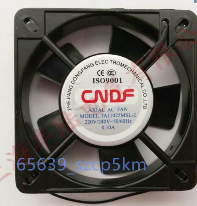 CNDF TA11025MSL-2 Industrial cooling fan 2-Wire 220V 0.10A 120*120*25mm