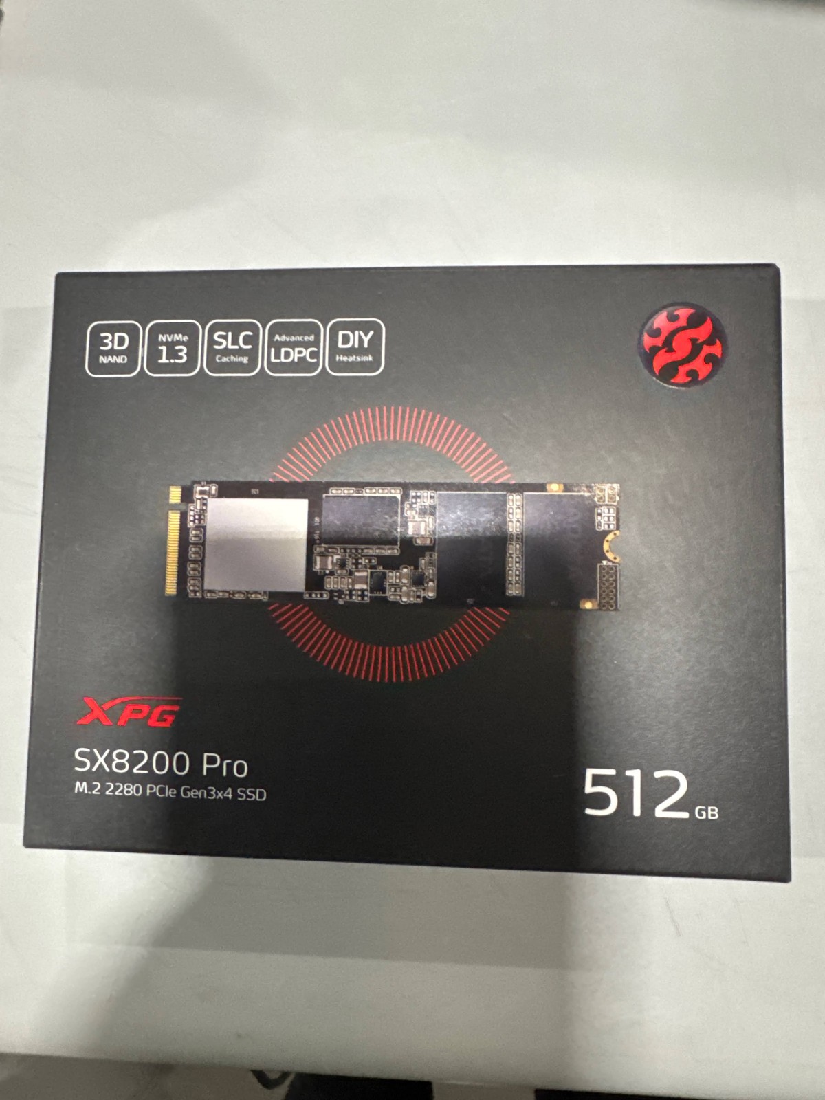 ADATA XPG SX8200 PRO SERIES 512GB INTERNAL SSD PCIE GEN - ASX8200PNP-512GT-C