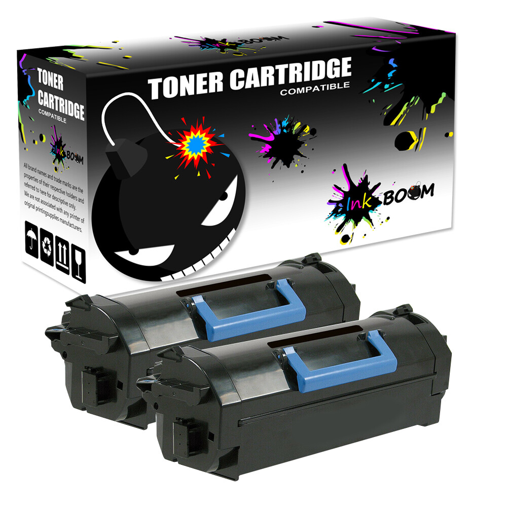2 Black Toner Cartridge for Dell 2830H 593-BBYP S2830DN