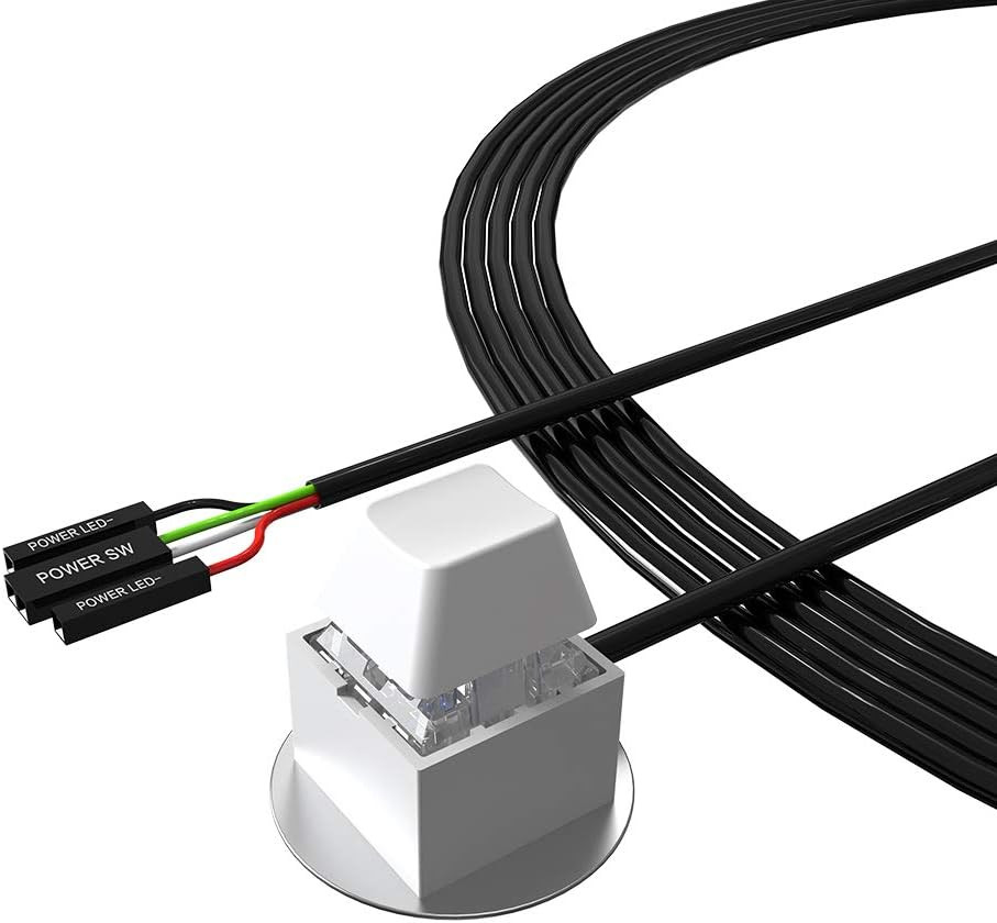 DKE Power Supply Control Adapter Cable 2M External PC Power Button ATX Desktop C