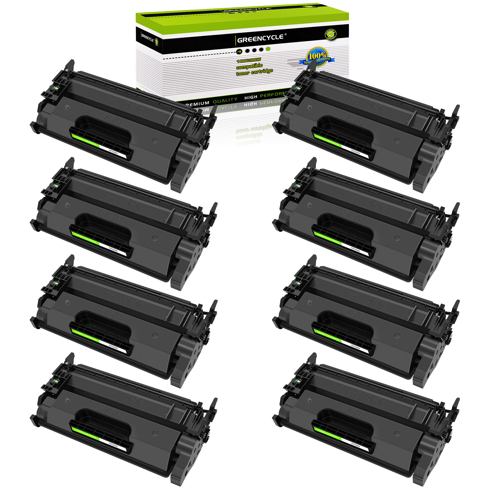 8 Pack CF226A Toner Cartridge Compatible HP LaserJet Pro M402 MFP M426 M426dw