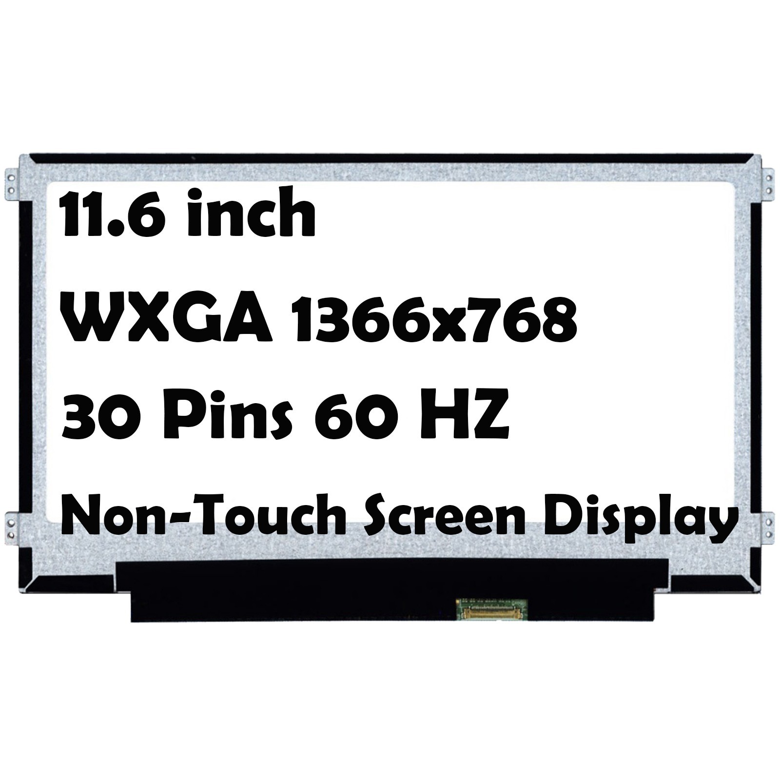 11.6" 18010-11630500 HD 30 Pins LCD Non-Touch Replacement Screen Display Panel