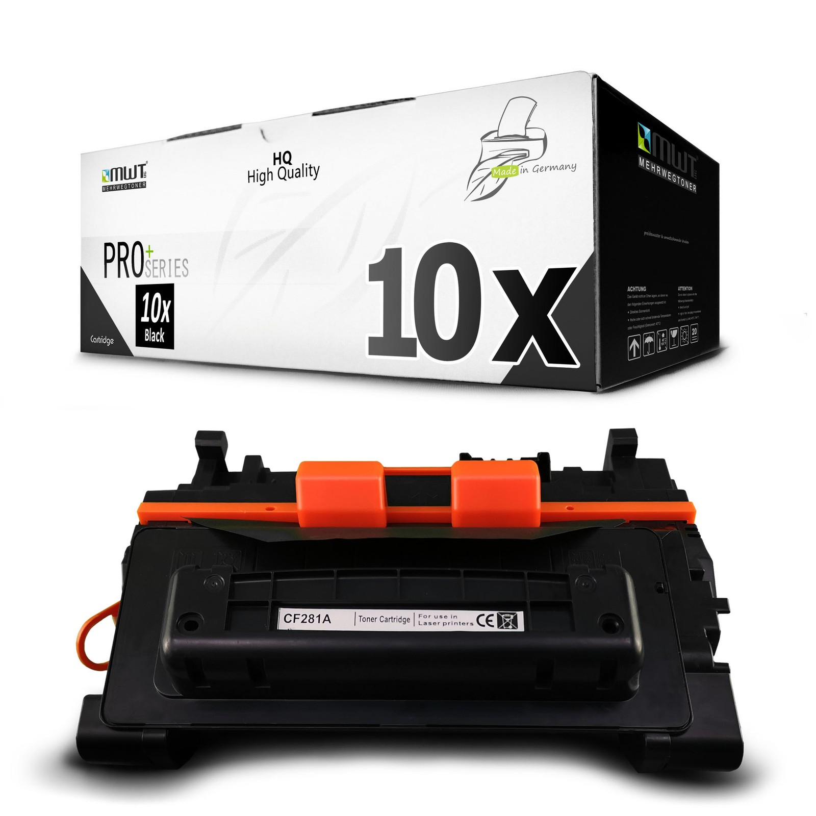 10x MWT PRO Toner XXL Black CF281X-81X-M-630#3 For HP LaserJet Enterprise