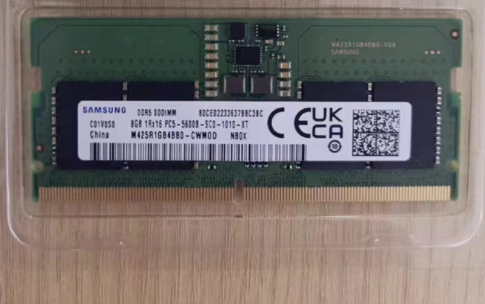 SAMSUNG 8GB DDR5 5600 Laptop SODIMM RAM 1Rx16 PC5-5600B for DELL HP Lenovo Acer