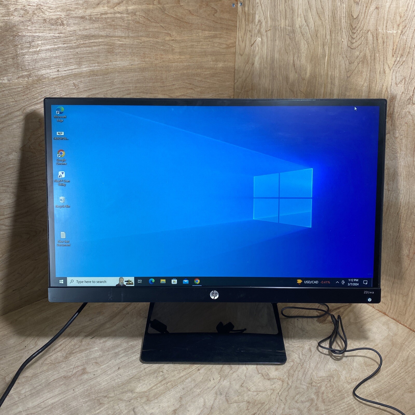 HP Pavilion 22cwa 21.5" 1080p HDMI VGA IPS LED Monitor - Tested