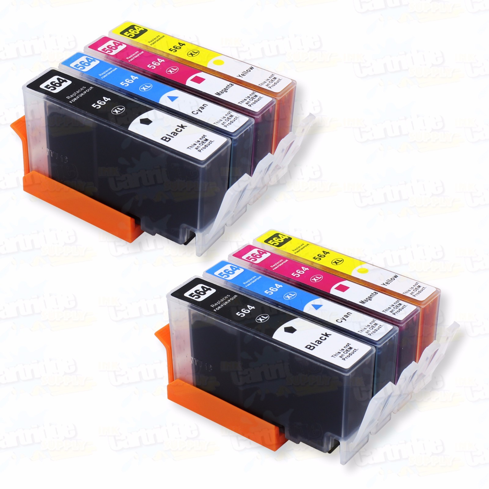 8PC 564 XL Ink For HP PhotoSmart C309h B210 B209 6520 6521 6525 6515 5510 5520