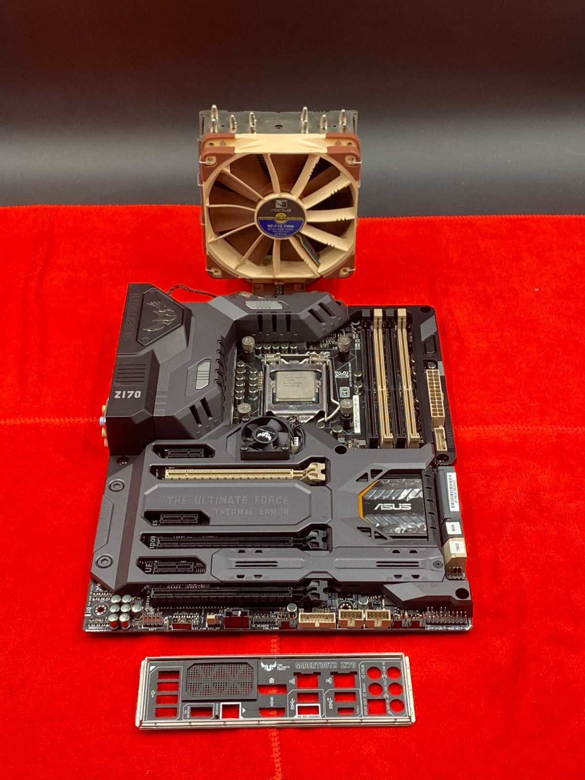 ASUS SABERTOOTH Z170 MARK 1 ATX MOTHERBOARD+ i7-6700K CPU + NOCTUA CPU COOLER