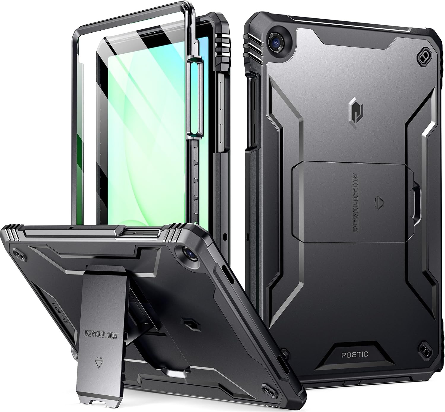 Rugged Heavy Duty Case for Samsung Galaxy Tab A11+ 11-Inch 2025, Screen Protecto