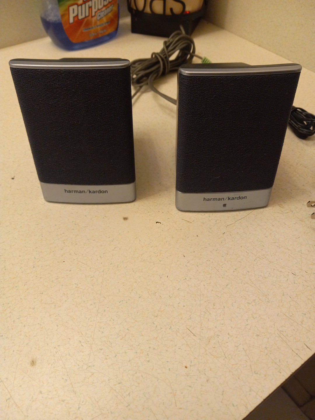 Pair Of Harman Kardon HP 5187 2105 Computer Speakers Tested No Subwoofer