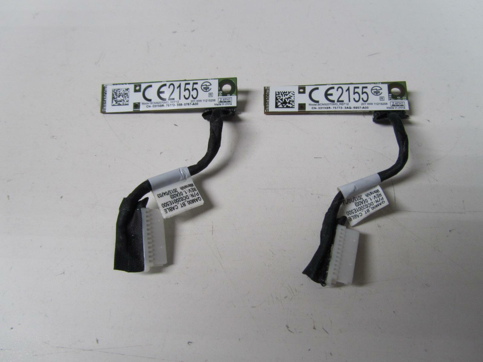 Pair of Genuine Bluetooth 4.0 Modules w/Cable for Dell Latitude E6220 - 03YX8R