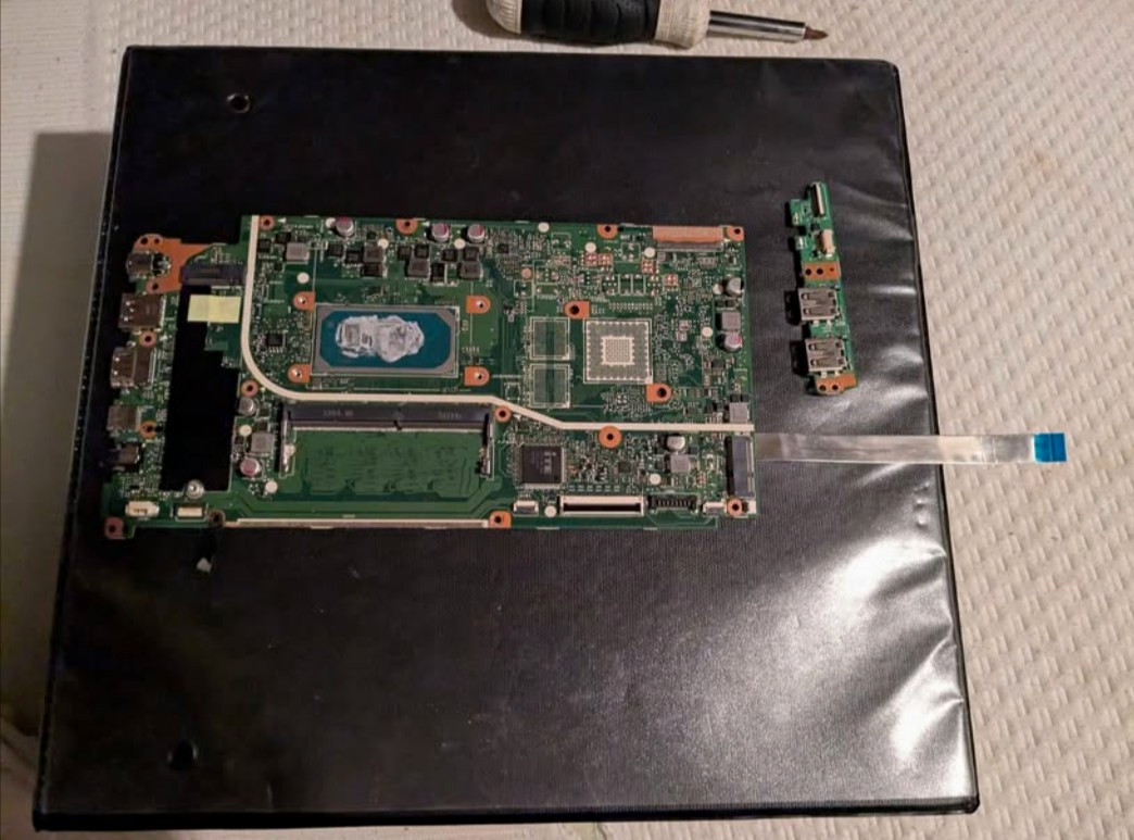 ASUS Laptop Motherboard with USB Daughterboard Replacement Part