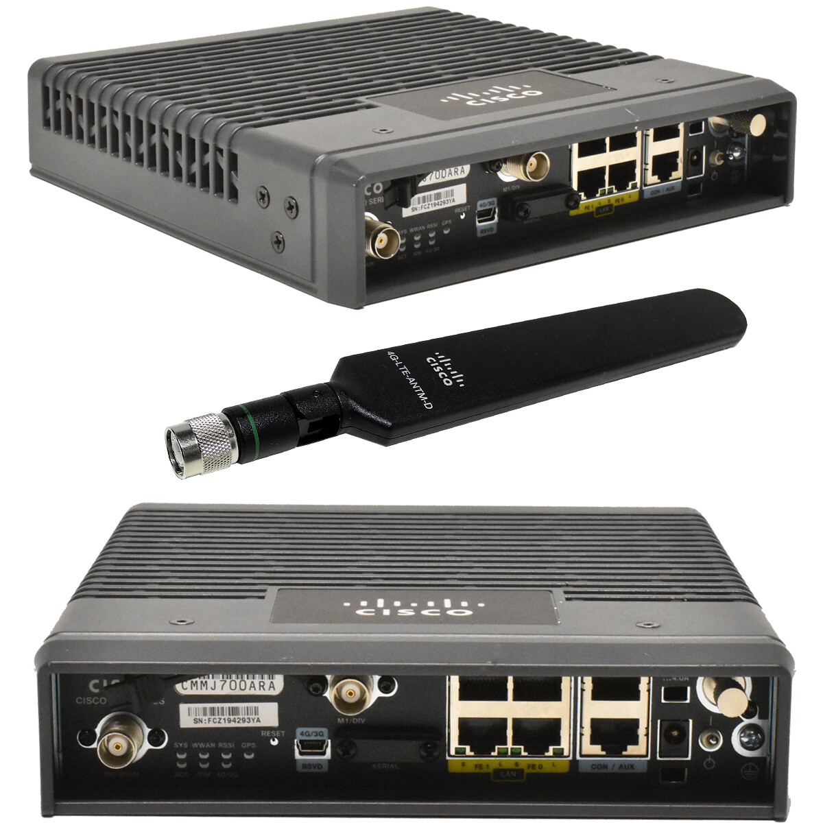 Cisco Cisco 819-4G Router C819G-4G-G-K9 V01 800-39744-01 + 4G-LTE-ANTM-D + PWS