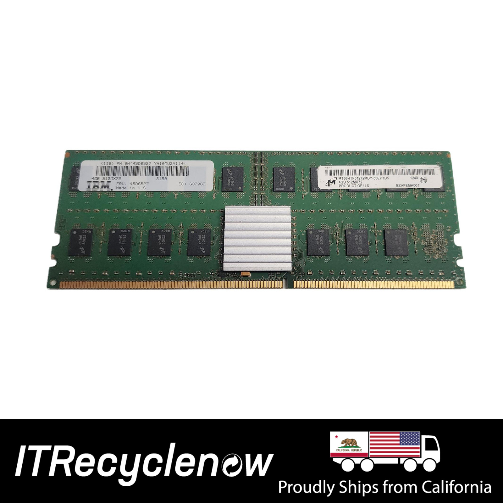 IBM 45D6527 4GB POWER6 DDR2 DIMM Memory Module 533MHZ For 8234-EMA PSeries