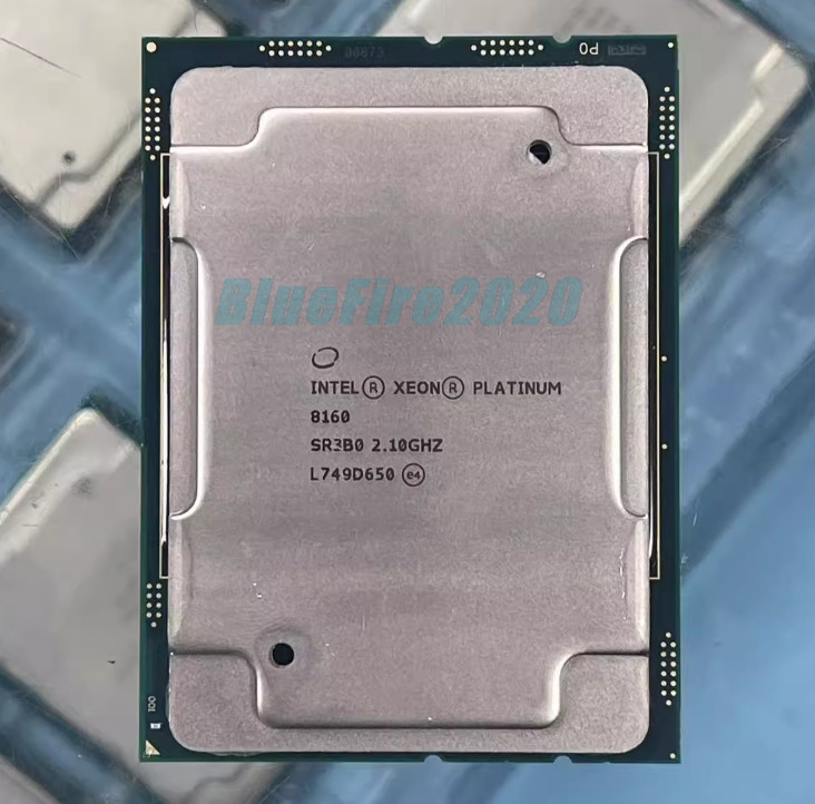 Intel Xeon Platinum 8160 24-Core 150W LGA-3647 SR3B0 2.10GHz CPU Processor