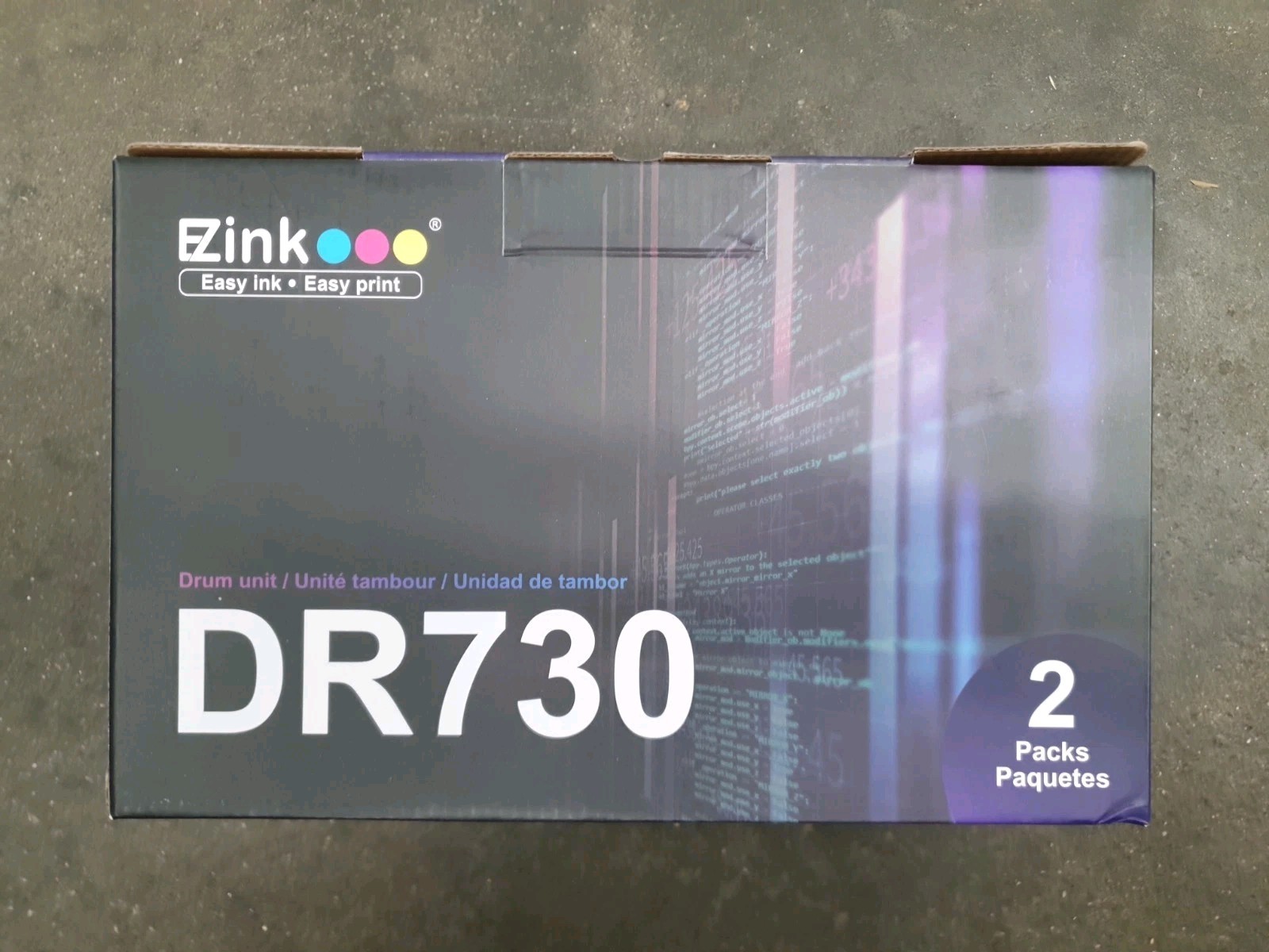 EZink 2pc Premium Drum Unit - DR730 New