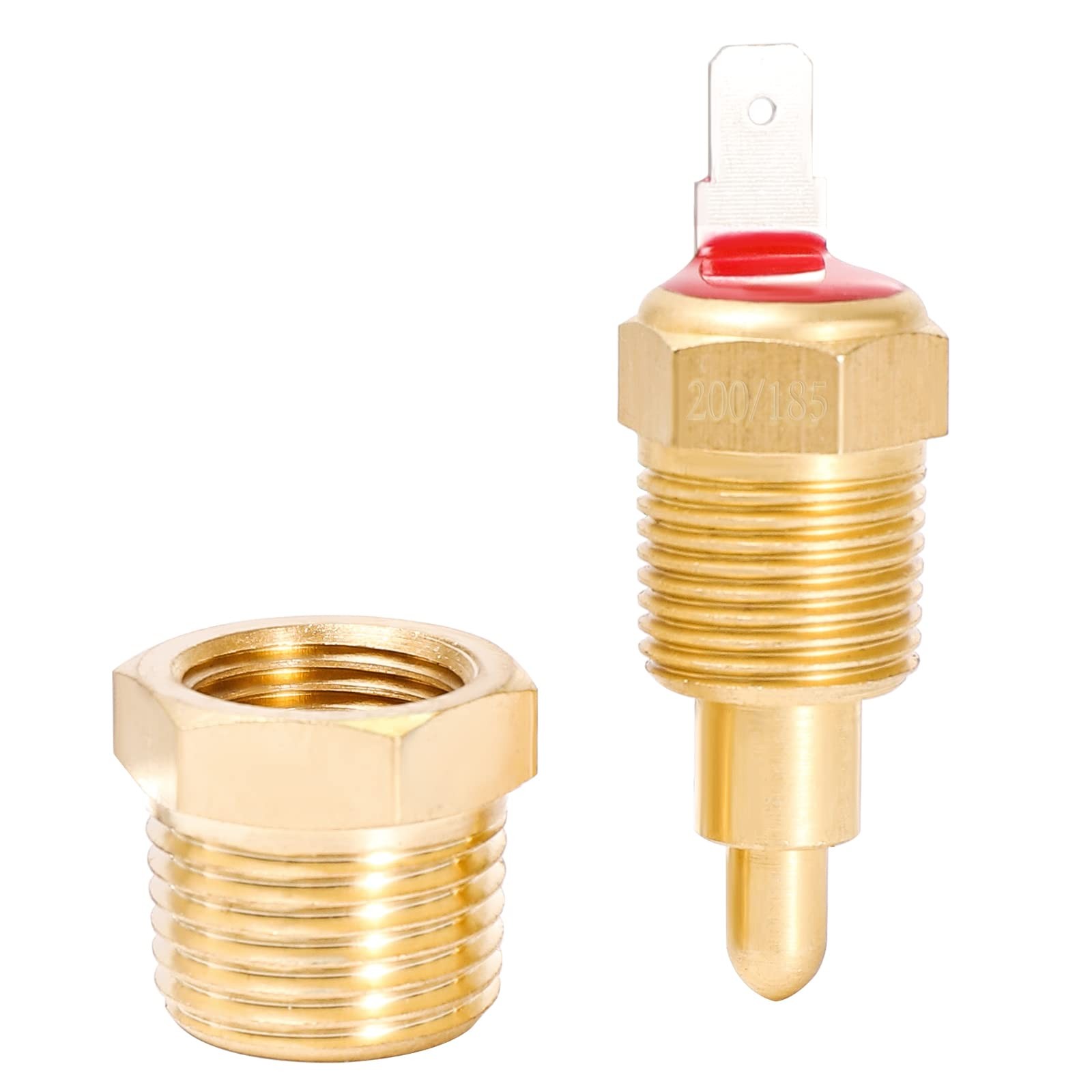 Fan Temperature Switch 200°F On 185°F Off, 3/8" NPT Thread
