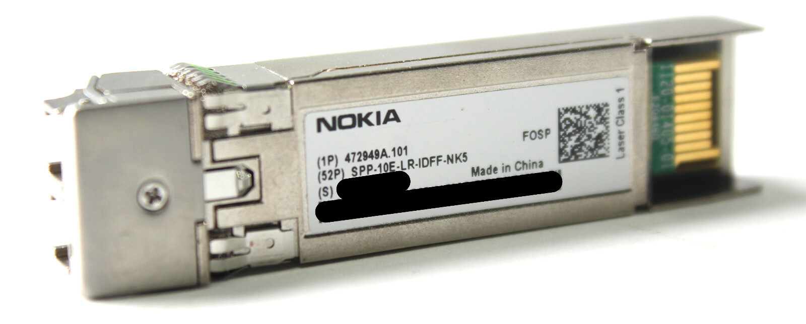 NOKIA-NSN FOSP 472949A.101 SFP+ 9.8G 10km 1310nm I-Temp  S1.1 RTXM228-402
