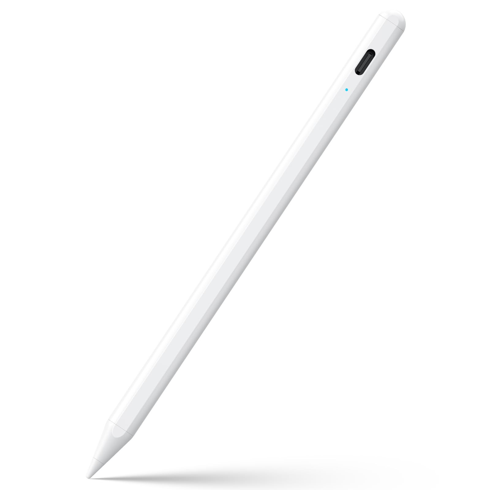JAMJAKE Stylus Pen for iPad (2018-2026) - Fast Charging, Palm Rejection, White