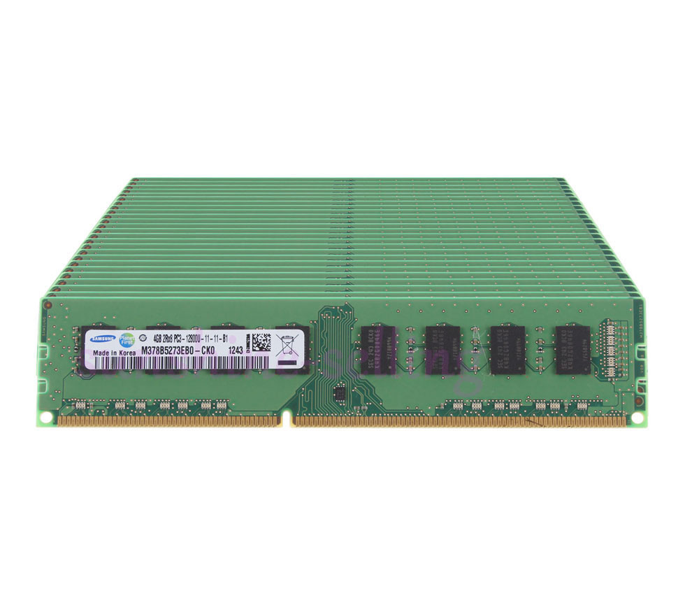 10X 4GB Samsung Kits 4GB 2Rx8 PC3-12800 DDR3 1600Mhz 240Pin Desktop Memory RAM #
