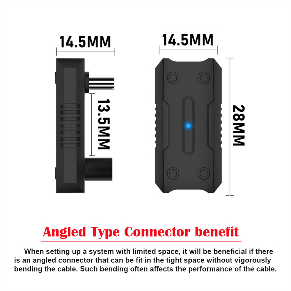 CY USB3.1 Type C Power Data Video Adapter Male to Female Opposite U 20Gbps
