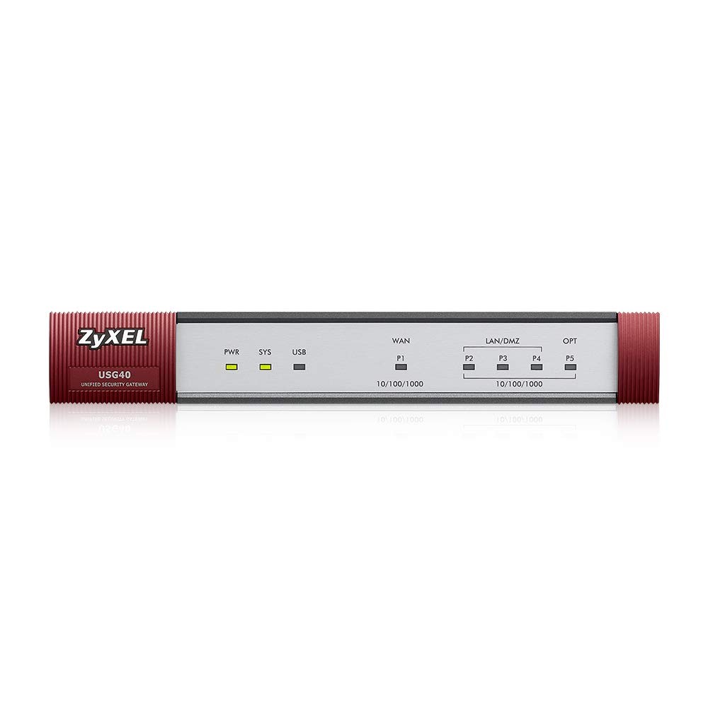 ZyXEL ZyWALL (USG) UTM Firewall, Gigabit Ports, for Small Offices, 20 IPSec