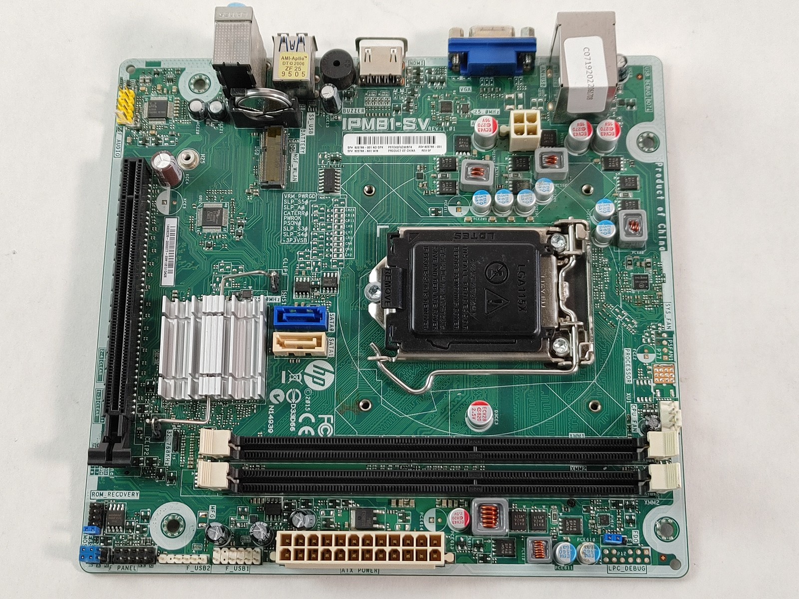 Lot of 10 HP 822766-001 Slimline 410-010 LGA 1150 DDR3 SDRAM Desktop Motherboard