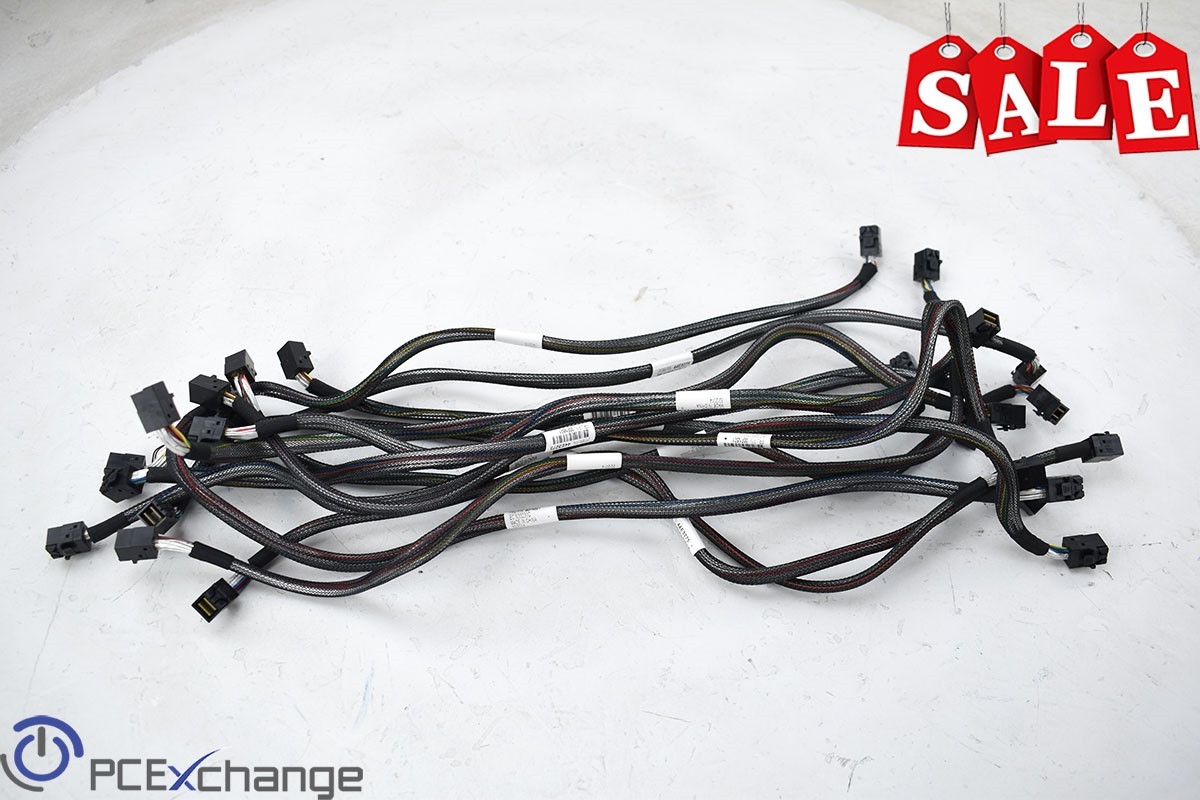 LOT of 14 x IBM Lenovo 44E3275 12Gb Mini SAS Cable 21 inch