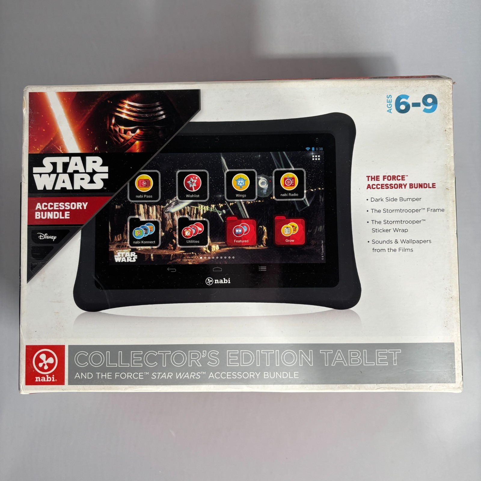 Star Wars Collector's Edition nabi Tablet and accessories - New in Box