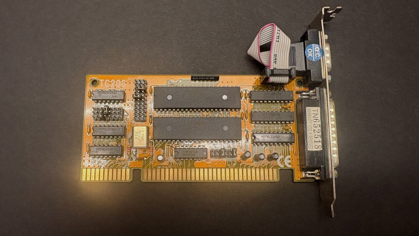 ISA Serial Card TC-200 Byte Runner Technologies