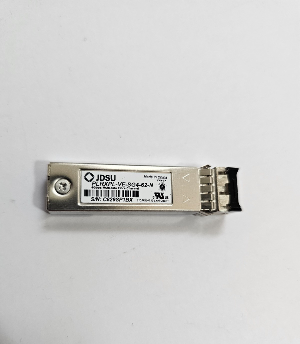 JDSU PLRXPL-VE-SG4-62-N 1/2/4Gbps Fiber Channel Transceiver PicoLight