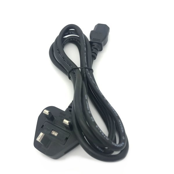 UK 6FT COMPUTER POWER SUPPLY CORD CABLE WIRE FOR HP DELL ACER DESKTOP PC SYSTEM