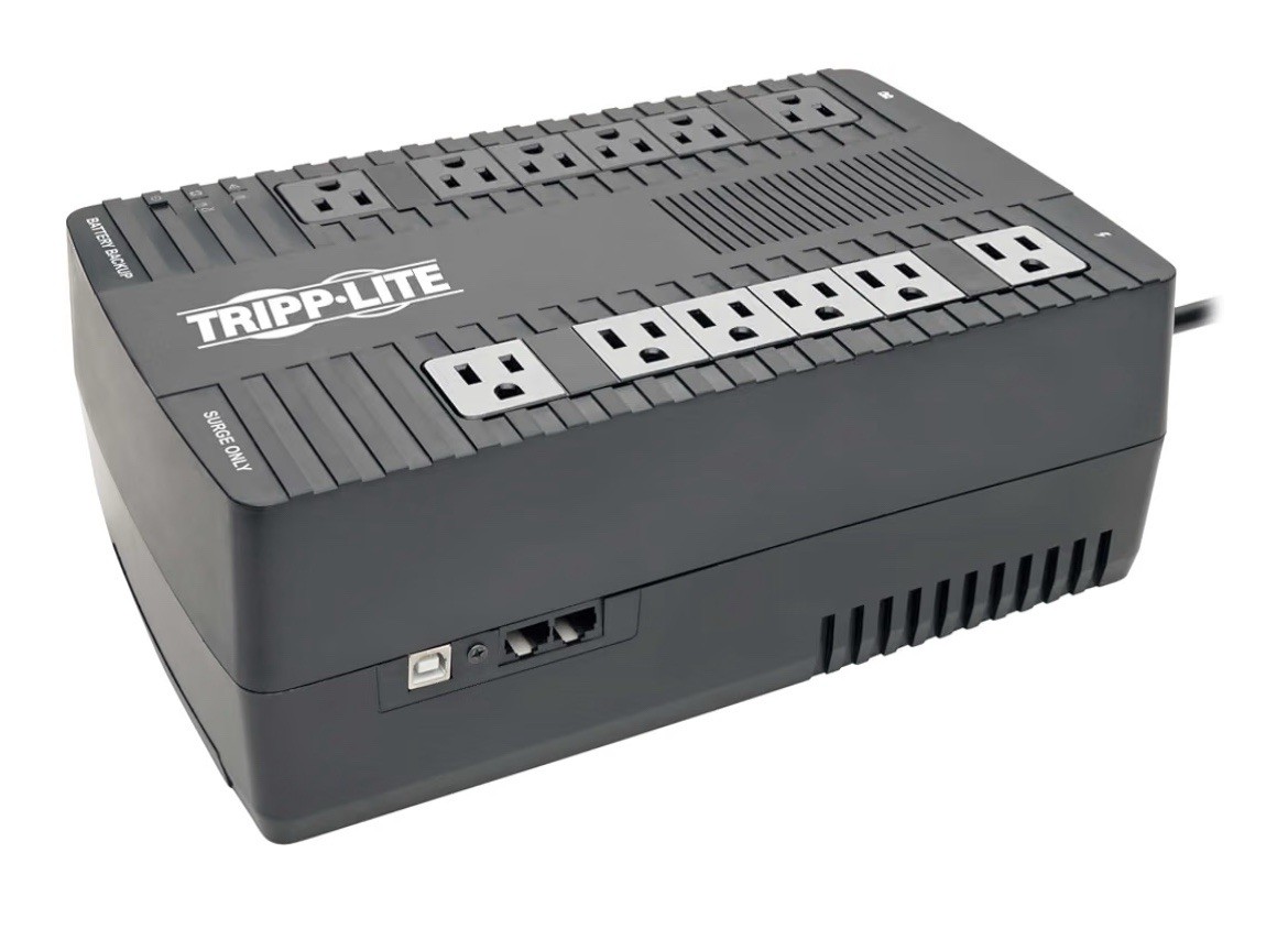 Tripp Lite AVR750U 750VA UPS 450W Battery Backup Surge Protector AVR