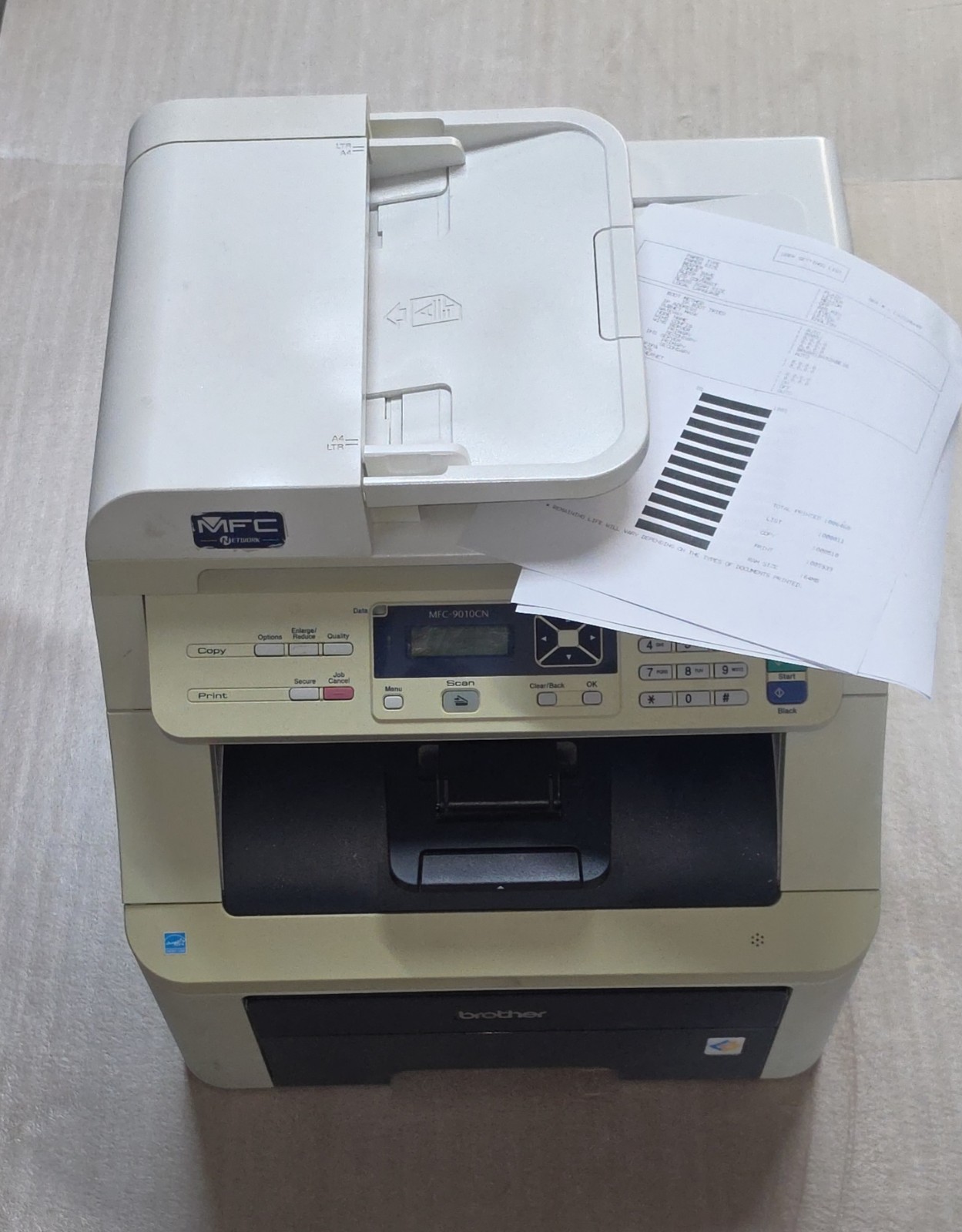 Brother MFC-9010CN Digital Color All-In-One Printer With Networking