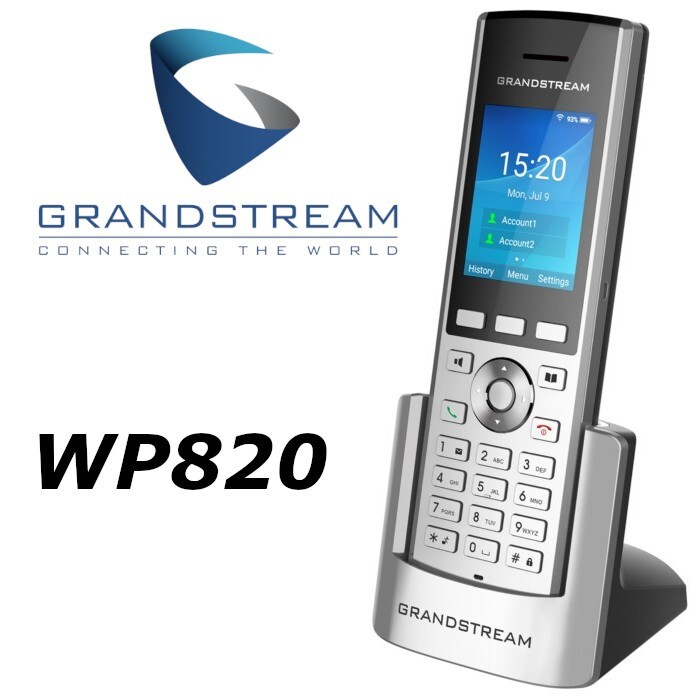 Grandstream WP820 Cordless Wi-Fi Phone Dual Band