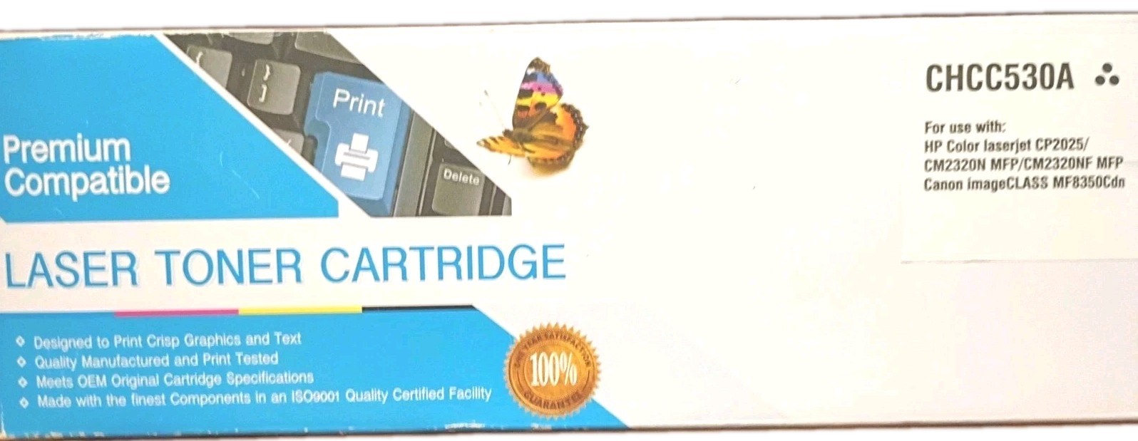 LaserJet CHCC530A CP2025 /CM2320N MFP/CM2320NF Premium Toner  MFP. Exp 2019 New