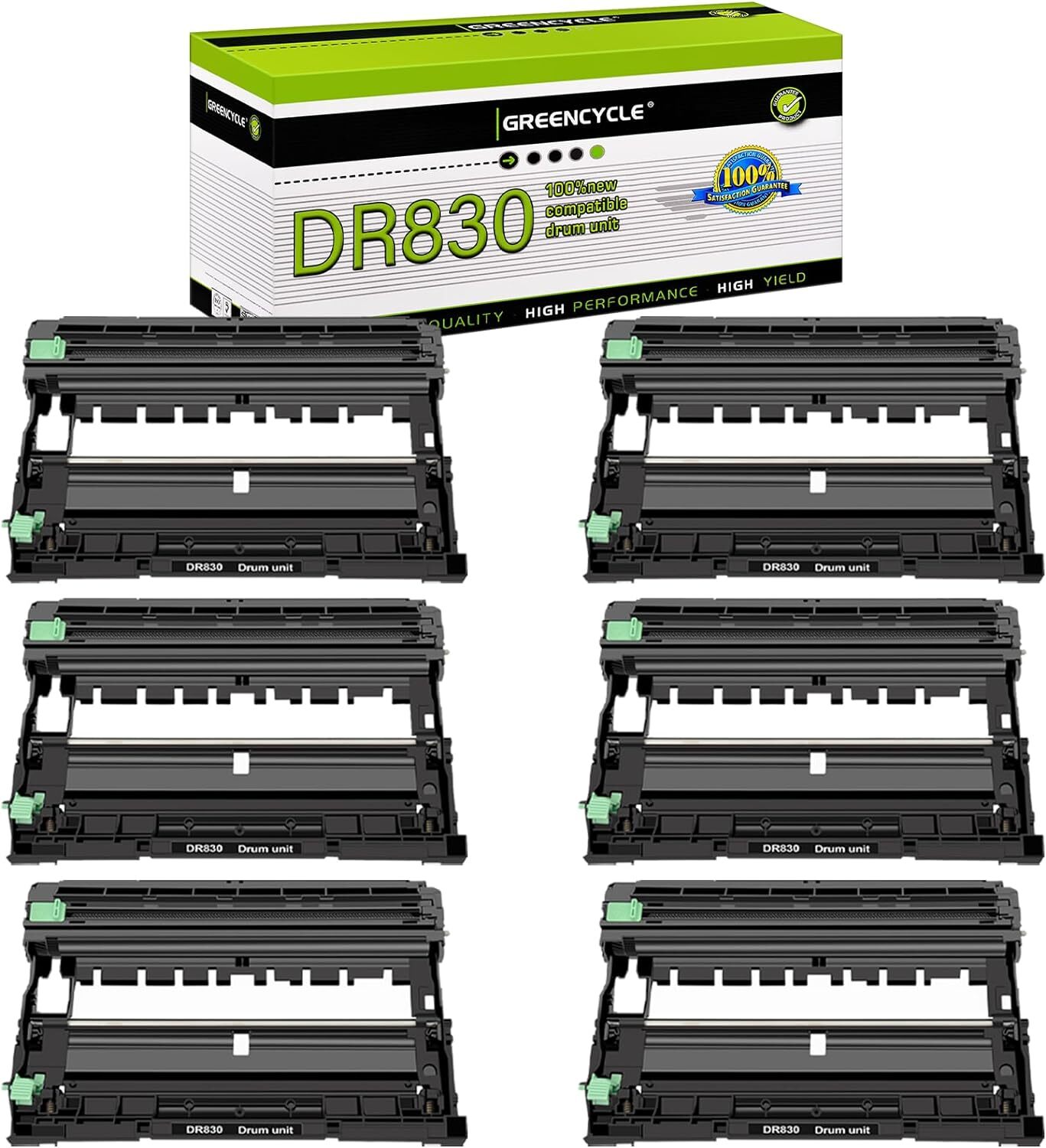 6PK DR830 DR-830 Drum Unit Replace for Brother MFC-L2820DWXL MFC-L2807DW L2900DW