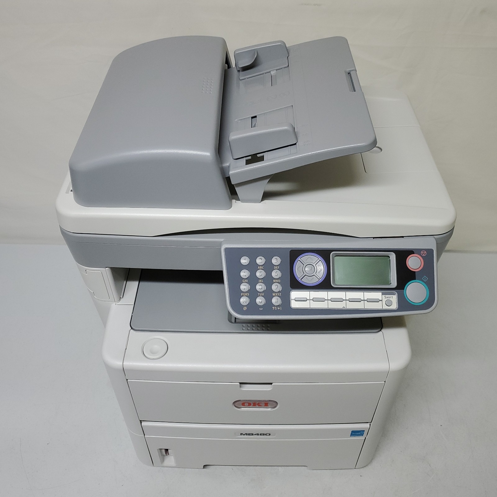 Oki MB480 Black & White Laser Printer NO TONER/DRUM 1.6K Pages LOW USE MFP