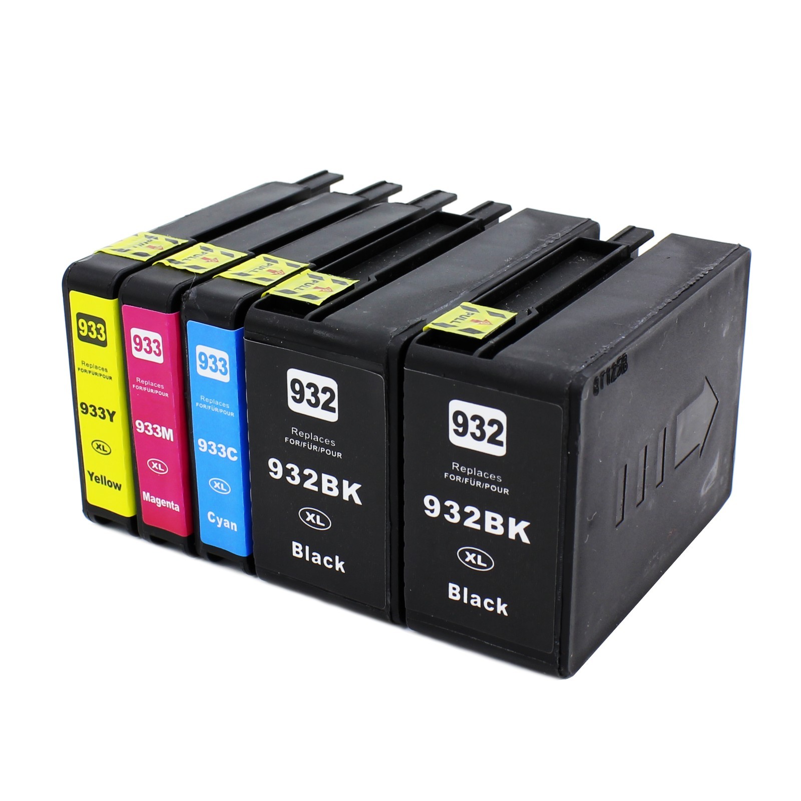 5PK 932XL 933XL Ink Cartridge for HP Officejet 6100 6700 6600 7610 7100 Printer