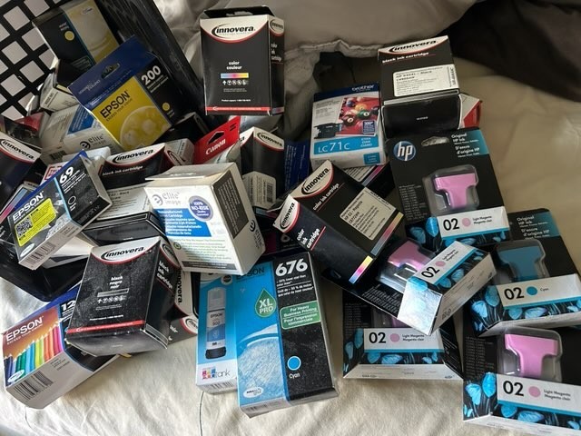 NEW LOT HP EPSON INNOVERA BROTHER INK CARTRIDGES PRINT COMPUTER HOME OFFICE USA