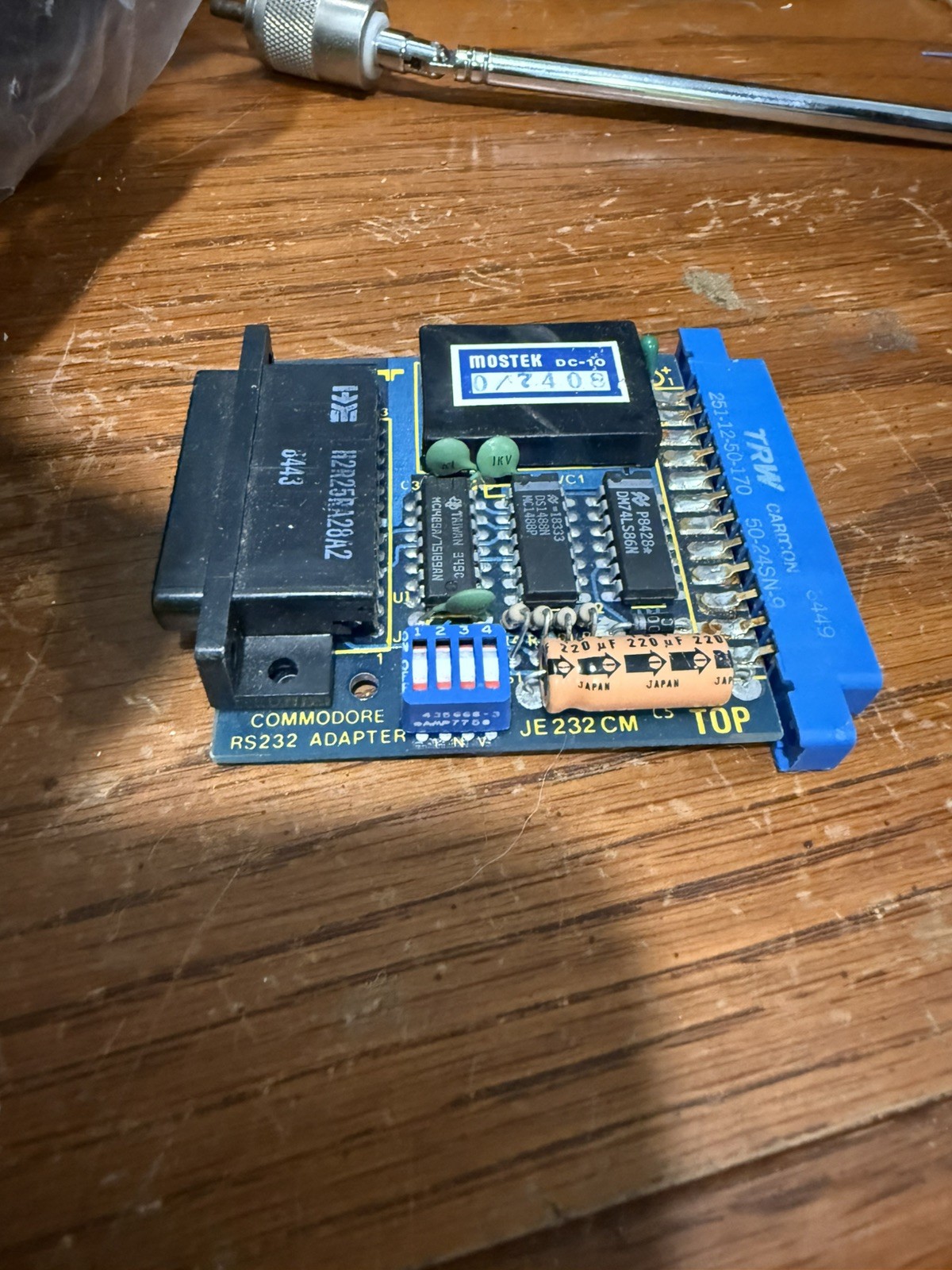 COMMODORE VC-20 / VIC-20 VIC-1011A RS232C TERMINAL TYPE INTERFACE