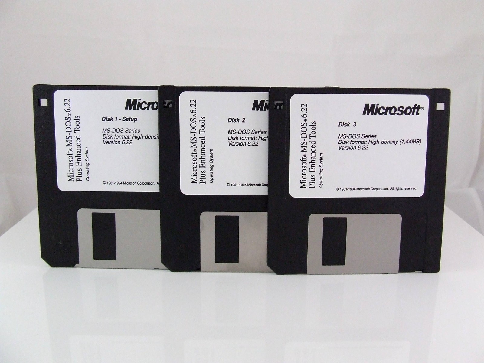 MS-DOS 6.22 + ENHANCED TOOLS FULL VERSION MINT CONDITION FAST SHIPPING