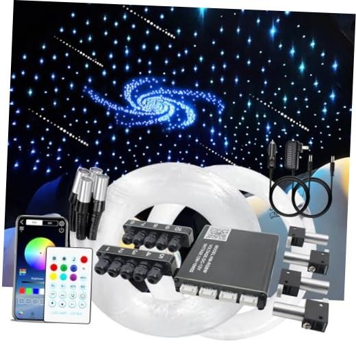 Upgraded Starlight Headliner Kit - Meteor & Meteor + 300pcs 0.2in*4.9ft/1.5m