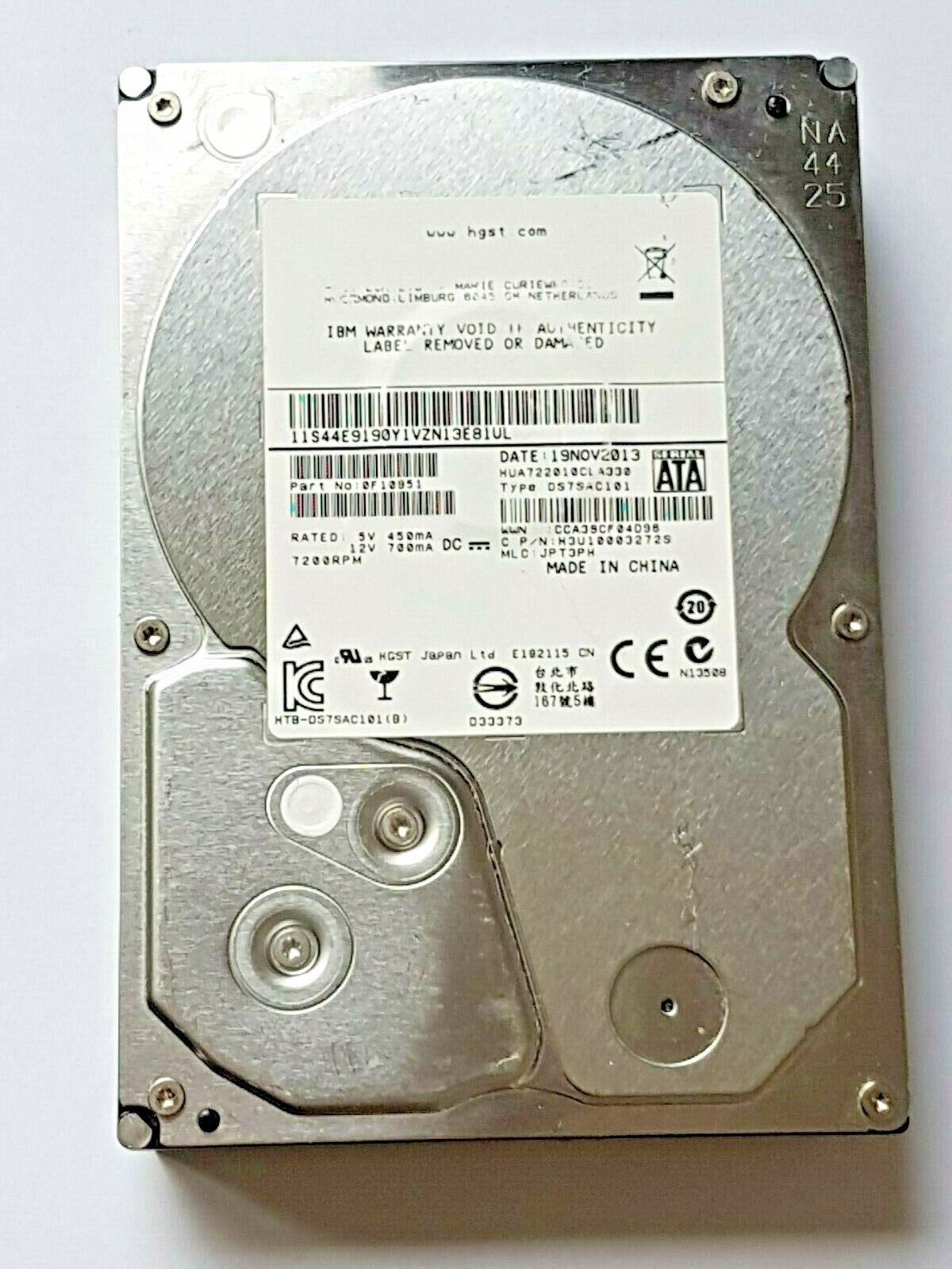 1TB SATA IBM HUA722010CLA330 7200rpm 32MB HDD 3.5" Internal Hard Drive