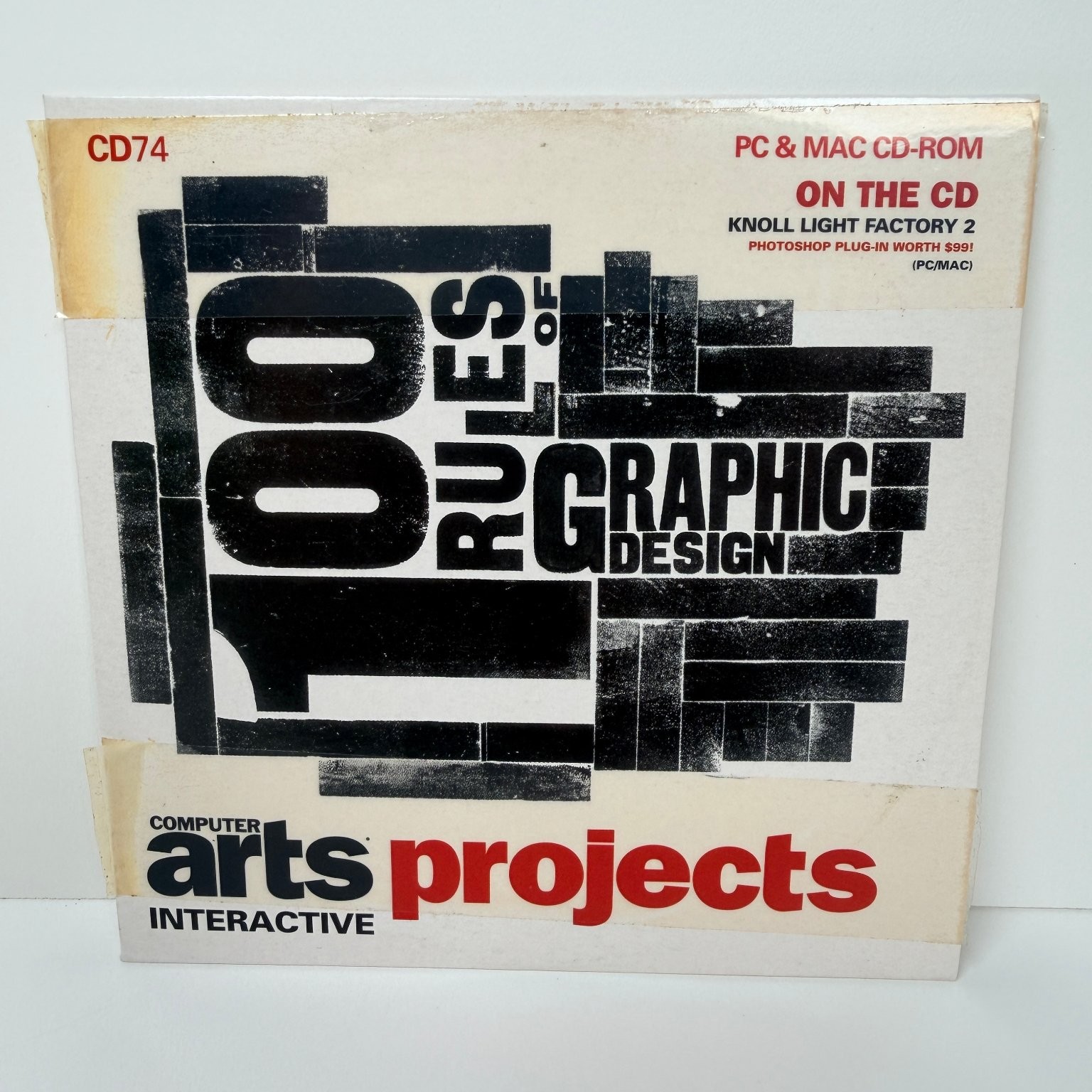 Computer Arts Projects Interactive CD Only 100 Rules of Graphic Design PC Mac