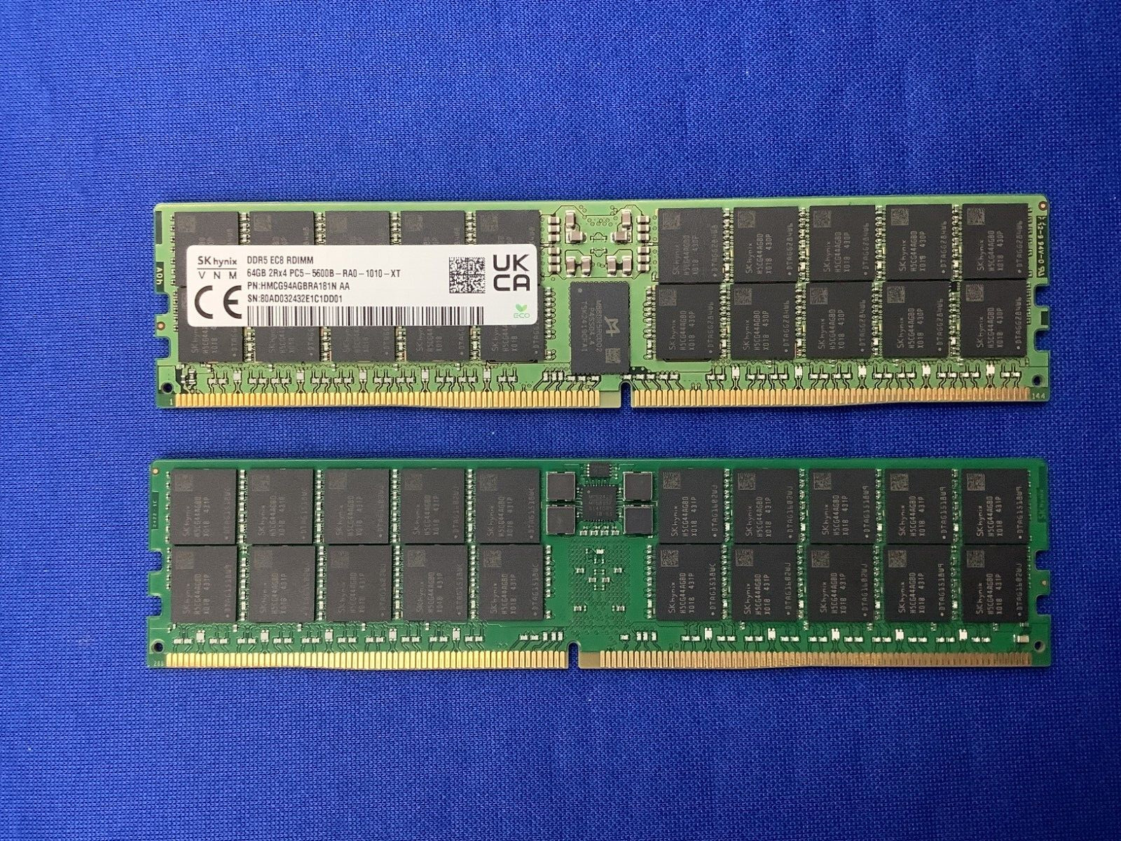 HMCG94AGBRA181N HYNIX 64G (1X64GB) 2RX4 PC5-5600B RDIMM MEMORY