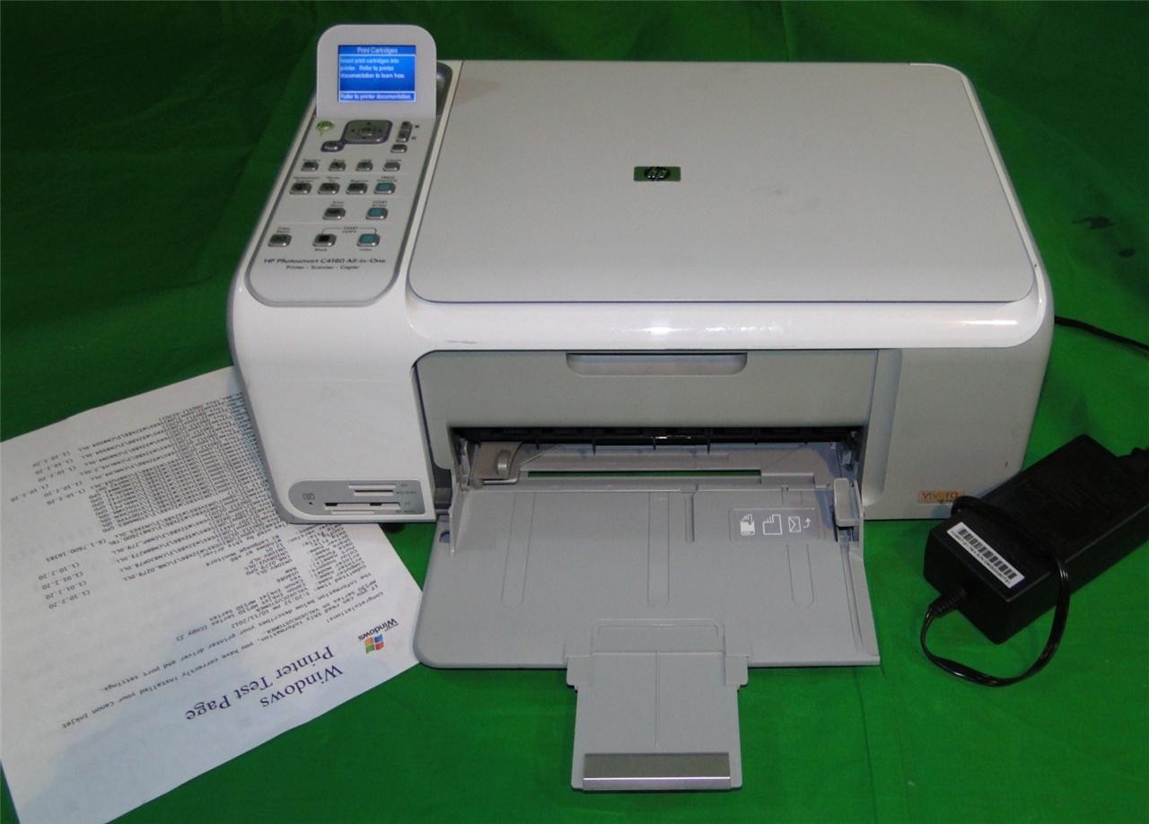 HP Photosmart C4100 Series C4150 C4180 All-In-One Inkjet Printer